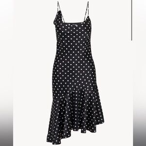 Realisation Par The Cassidy Black Polka Dot Dress